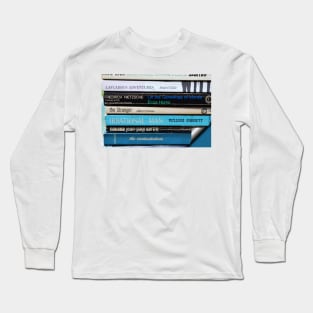 Existentialist Beach Reading Long Sleeve T-Shirt